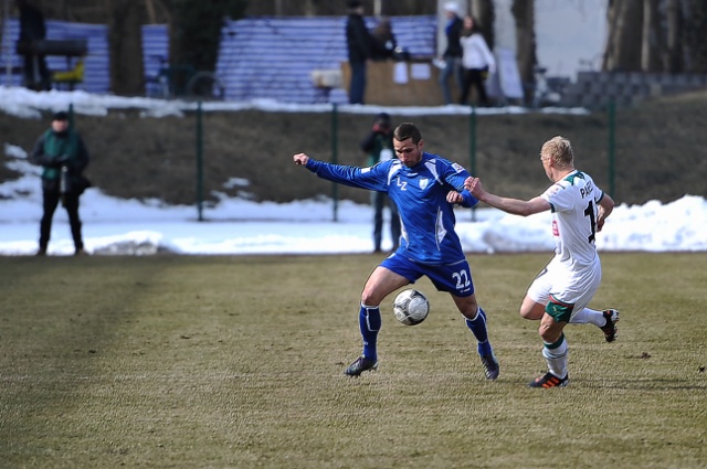 Flota Świnoujście - Śląsk Wrocław. Fot. Łukasz Szełemej [Radio Szczecin] Flota przegrała z mistrzem Polski [ZDJĘCIA]