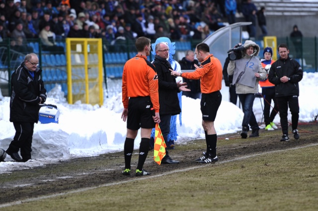 Flota Świnoujście - Śląsk Wrocław. Fot. Łukasz Szełemej [Radio Szczecin] Flota przegrała z mistrzem Polski [ZDJĘCIA]