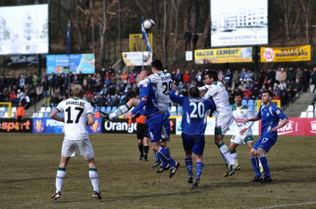 Flota Świnoujście - Śląsk Wrocław. Fot. Łukasz Szełemej [Radio Szczecin] Flota przegrała z mistrzem Polski [ZDJĘCIA]