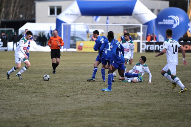 Flota Świnoujście - Śląsk Wrocław. Fot. Łukasz Szełemej [Radio Szczecin] Flota przegrała z mistrzem Polski [ZDJĘCIA]
