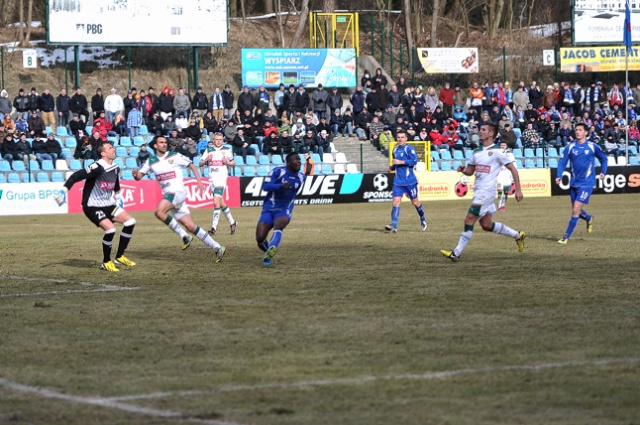 Flota Świnoujście - Śląsk Wrocław. Fot. Łukasz Szełemej [Radio Szczecin] Flota przegrała z mistrzem Polski [ZDJĘCIA]