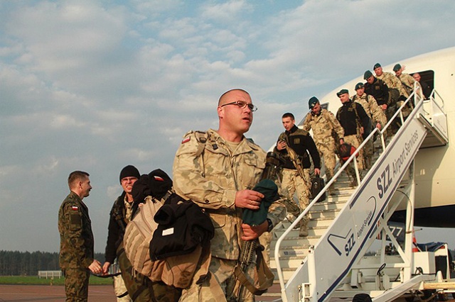 Fot. mat. 12 Brygady Zmechanizowanej Po siedmiu miesiącach wrócili do domu [DUŻO ZDJĘĆ]