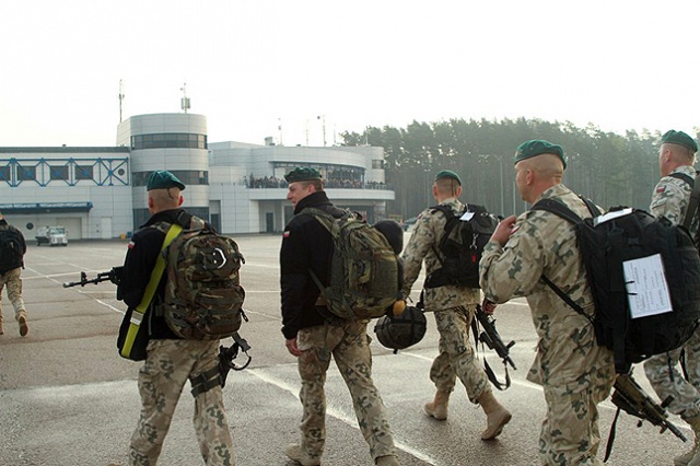 Fot. mat. 12 Brygady Zmechanizowanej Po siedmiu miesiącach wrócili do domu [DUŻO ZDJĘĆ]