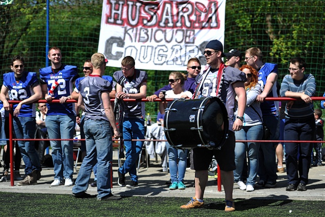 Cougars Szczecin wygrali w sobotę z beniaminkiem rozgrywek Bydgoszcz Raiders 30:0. Fot. Łukasz Szełemej [Radio Szczecin] Pogrom beniaminka w Szczecinie [ZDJĘCIA]