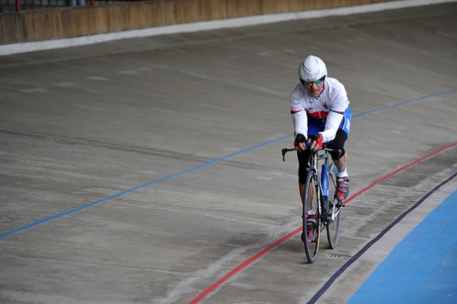 Zdzisław Kalinowski ustanowił rekord Polski - fot. Łukasz Szełemej [Radio Szczecin] 12 godzin na rowerze. Pan Zdzisław ma rekord [ZDJĘCIA]