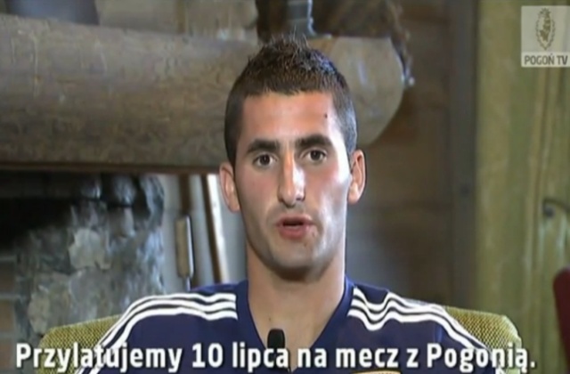 Gwiazda francuskiej piłki nożnej zaprasza na mecz Olympique Lyon z Pogonią. Krótki film pojawił się na stronie szczecińskiego klubu piłkarskiego i na portalu Youtube.
