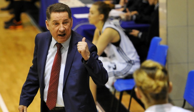 Koszykarki drużyny King Wilki Morskie Szczecin przegrały dziś we własnej hali z CCC Polkowice 57:74 w drugim etapie Basket Ligi Kobiet. Fot. Łukasz Szełemej [Radio Szczecin] Trzeci mecz z mistrzem kraju i trzecia przegrana Wilczyc [ZDJĘCIA]