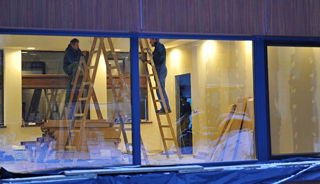 Dzieci z miejskiego żłobka przy ul. Niedziałkowskiego w centrum Szczecina wiosną przeniosą się do nowego budynku. Fot. Łukasz Szełemej [Radio Szczecin] Nowy budynek żłobka ma być gotowy na wiosnę [ZDJĘCIA]