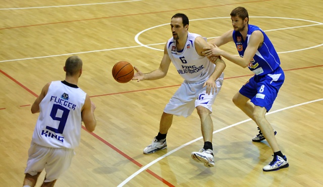 Po sobotniej porażce Wilki Morskie nadal zajmują ósme miejsce w tabeli. Fot. Łukasz Szełemej [Radio Szczecin] Stal mocniejsza od szczecińskich Wilków [ZDJĘCIA]