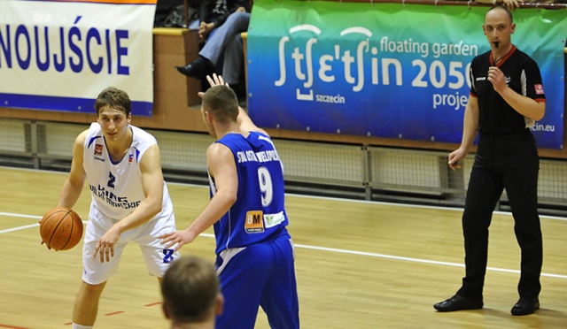 Po sobotniej porażce Wilki Morskie nadal zajmują ósme miejsce w tabeli. Fot. Łukasz Szełemej [Radio Szczecin] Stal mocniejsza od szczecińskich Wilków [ZDJĘCIA]