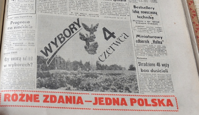 Fot. Łukasz Szełemej [Radio Szczecin] 25 lat wolności: Co pisały wtedy szczecińskie gazety? [ZDJĘCIA]