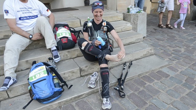 Ponad 200 zawodników bierze udział w III Ultramaratonie ze Szczecina do Kołobrzegu. Fot. Jarosław Gaszyński [Radio Szczecin] Ze Szczecina do Kołobrzegu biegiem [ZDJĘCIA]