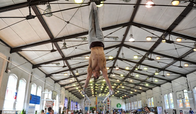 W zawodach gimnastycznych w Szczecinie wystąpiło w sumie 66 zawodników i zawodniczek z Polski, Rosji, Łotwy, Białorusi oraz Danii. Fot. Łukasz Szełemej [Radio Szczecin] Małżeństwo ze Szczecina najlepsze w gimnastycznym memoriale [ZDJĘCIA]