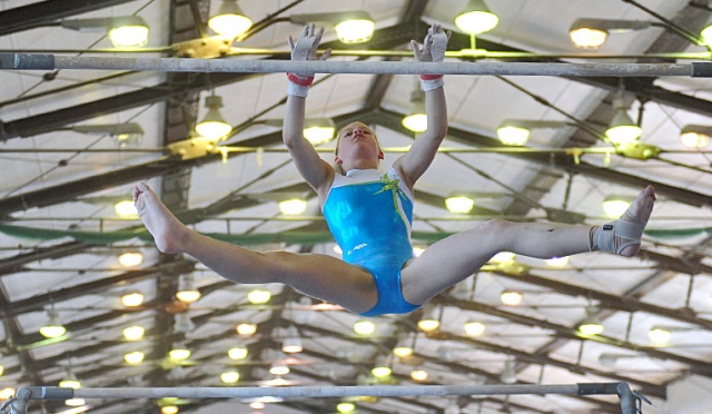 W zawodach gimnastycznych w Szczecinie wystąpiło w sumie 66 zawodników i zawodniczek z Polski, Rosji, Łotwy, Białorusi oraz Danii. Fot. Łukasz Szełemej [Radio Szczecin] Małżeństwo ze Szczecina najlepsze w gimnastycznym memoriale [ZDJĘCIA]