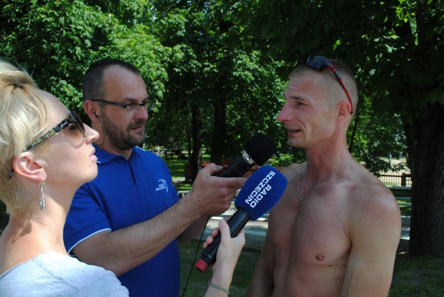Fot. Piotr Sikora [Radio Szczecin] Biegacze z całej Polski walczyli w Łobzie [ZDJĘCIA]