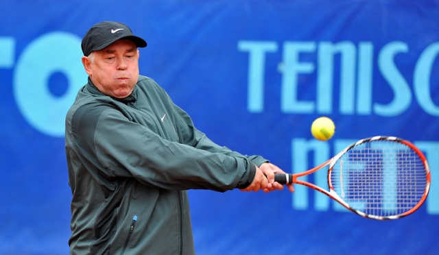 Leszek Malinowski. Fot. Łukasz Szełemej [Radio Szczecin] Gwiazdy świecą na szczecińskich kortach [ZDJĘCIA]