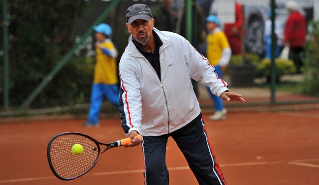 Krzysztof Wakuliński. Fot. Łukasz Szełemej [Radio Szczecin] Gwiazdy świecą na szczecińskich kortach [ZDJĘCIA]