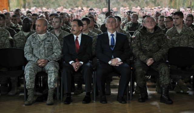 Obecność amerykańskich żołnierzy będzie widoczna przede wszystkim na poligonie w Drawsku Pomorskim. Od dłuższego czasu ćwiczą tam wojskowi z bazy Fort Hood w Teksasie. Fot. Łukasz Szełemej [Radio Szczecin] Amerykanie zostaną w Polsce dłużej [ZDJĘCIA]