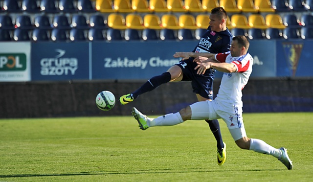 Pogoń Szczecin zremisowała z Górnikiem Zabrze 2:2 (2:1) w pierwszym meczu w decydującej fazie rozgrywek o mistrzostwo Polski.