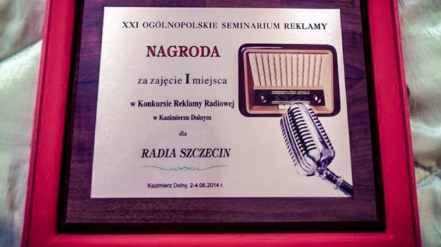 Radio Szczecin wygrywa Konkurs Reklamy Radiowej