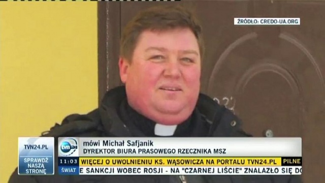 Uprowadzony przez separatystów ksiądz jest już wolny [WIDEO]