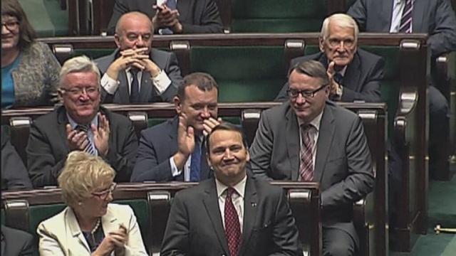 Radosław Sikorski został oficjalnie marszałkiem Sejmu.