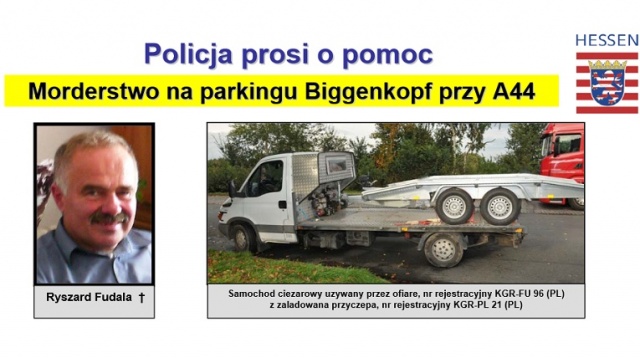 Niemiecka policja nie ma żadnego tropu, więc wyznaczyła nagrodę w wysokości 5 tysięcy euro.
