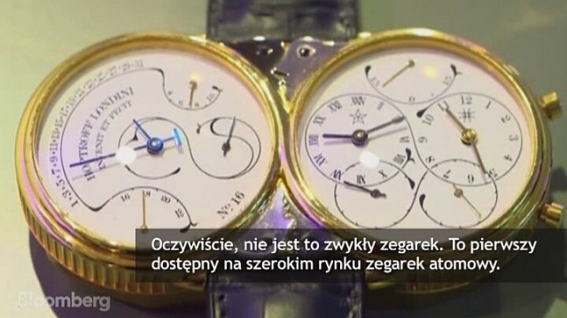 Wersja z 18-karatowego złota kosztuje 15 tysięcy funtów plus podatek - to na polskie złotówki nieco ponad 80 tysięcy plus podatek. Na rynku dostępny jest już atomowy zegarek.