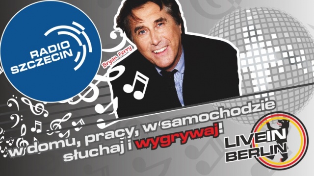 Kolejna odsłona akcji Radia Szczecin Live in Berlin i tym razem rozdajemy zaproszenia na koncert brytyjskiego artysty Bryana Ferry039ego.