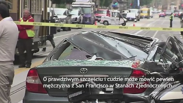 Upadek z 11. piętra przeżył w Kalifornii pracownik myjący okna - podaje telewizja CNN.