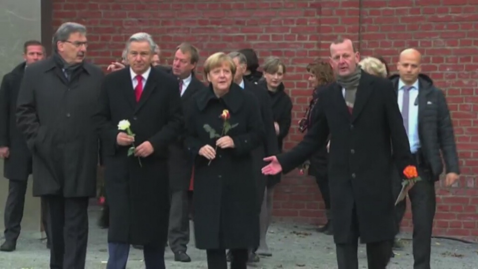Wydarzenia w Polsce również przyczyniły się do upadku muru berlińskiego - tak w 25. rocznicę wyburzenia "żelaznej kurtyny" mówiła kanclerz Niemiec, Angela Merkel. Fot. CNN Newsource/x-news
