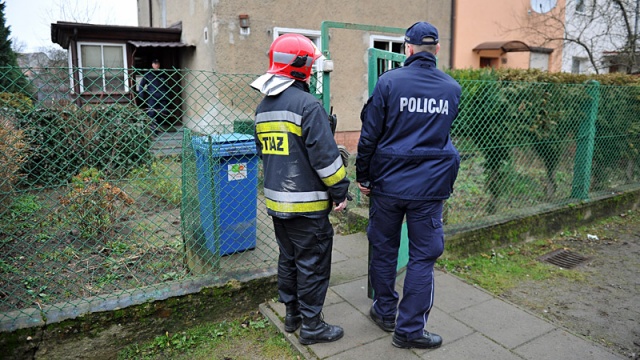 Jedna osoba zginęła w pożarze na ulicy Ku Słońcu. Fot. Łukasz Szełemej [Radio Szczecin] Tragiczny pożar na Ku Słońcu