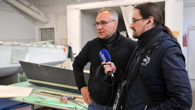 Fot. Łukasz Szełemej [Radio Szczecin] Szczecinianin przed żeglarskim wyzwaniem [ZDJĘCIA, WIDEO]