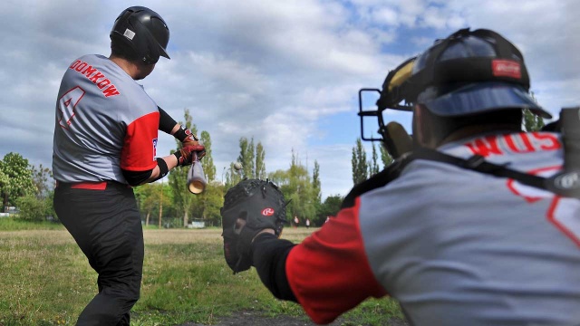 Baseballiści Szczecin Dukes. Fot. Łukasz Szełemej [Radio Szczecin] Baseballiści Szczecin Dukes szykują się do występów w lidze [ZDJĘCIA, WIDEO]