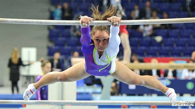 Międzynarodowe Mistrzostwa Polski w gimnastyce sportowej w Szczecinie. Fot. Łukasz Szełemej [Radio Szczecin] Gimnastycy ze Szczecina z medalami [ZDJĘCIA]