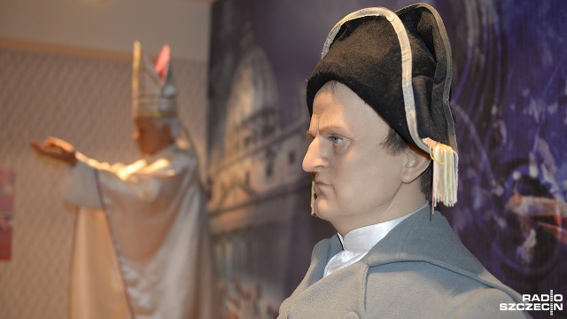 Wystawa figur woskowych. Fot. Piotr Sawiński [Radio Szczecin] Co łączy Napoleona, Shreka i Micka Jaggera? [ZDJĘCIA, WIDEO]