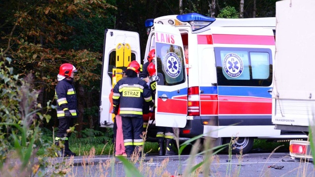 Wypadek niedaleko stacji kolejowej Lubiewo. Fot. Andrzej Ryfczyński / iswinoujscie.pl Śmiertelny wypadek na trójce. Jest ruch wahadłowy [NOWE, WIDEO, ZDJĘCIA]