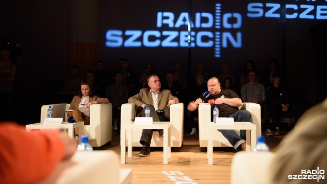 Debata o dopalaczach w Radiu Szczecin Fot. Konrad Nowak [Radio Szczecin] Debata "Szczecin nie dopala" w S1: "To zabija miliony szarych komórek" [NOWE, WIDEO, ZDJĘCIA]