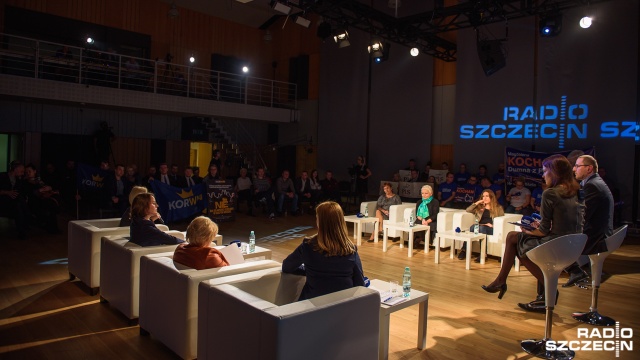 Debata wyborcza kobiet w Radiu Szczecin. Fot. Konrad Nowak [Radio Szczecin] Kobiety startujące do Sejmu zmierzyły się w debacie [WIDEO, ZDJĘCIA]