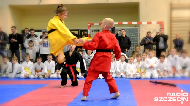 VIII Turniej Nadziei w Karate. Fot. Jarosław Gaszyński [Radio Szczecin] Młode talenty spotkały się na macie [WIDEO, ZDJĘCIA]