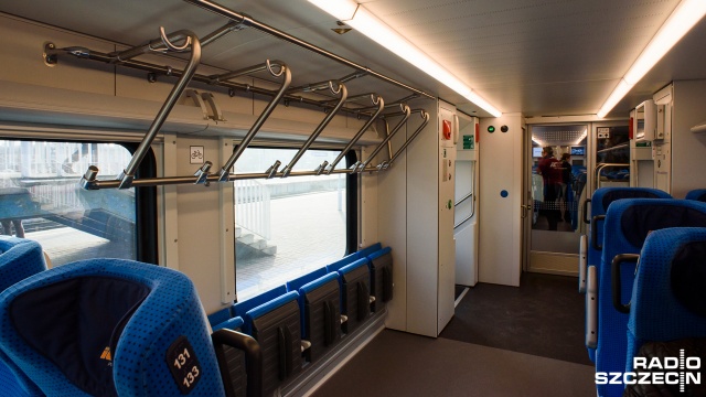 Jeden taki pociąg kosztuje 58 mln złotych, a od paru dni kilka z nich wozi podróżnych z naszego regionu. Fot. Konrad Nowak [Radio Szczecin] Przyjemny Flirt w drodze do Krakowa. Nie dla wszystkich [WIDEO, ZDJĘCIA]