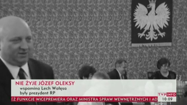 Szanowałem go, to był dobry działacz i patriota - tak o zmarłym w piątek byłym polskim premierze Józefie Oleksym mówi były prezydent Lech Wałęsa.