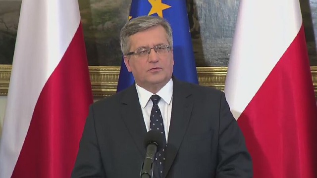 Polska czeka na oficjalne stanowisko Ukrainy w sprawie ustaleń zawartych w porozumieniu z Mińska - oświadczył prezydent.