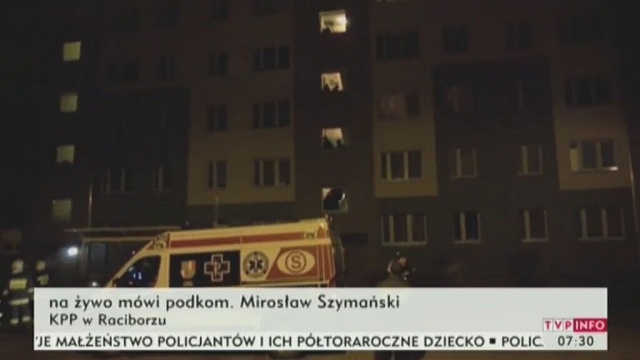 Tragedia w Kuźni Raciborskiej. Nie żyje policjant, jego żona, która również była policjantką oraz ich roczne dziecko - podaje portal tvn 24.