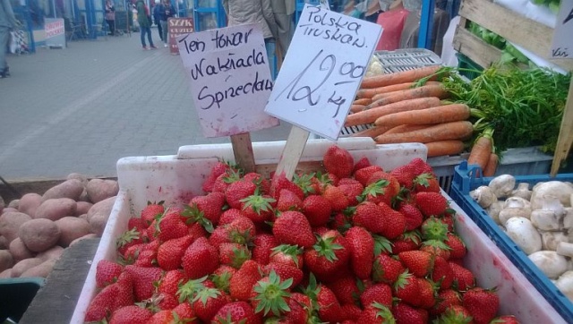 Truskawki są o 15 proc. tańsze niż rok temu. Kilogram kosztuje od 18 do 20 zł.