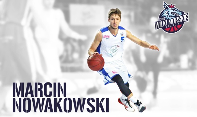 King Wilki Morskie kompletują skład na rozgrywki Tauron Basket Ligi. Nowym koszykarzem szczecińskiej drużyny został rozgrywający Marcin Nowakowski.