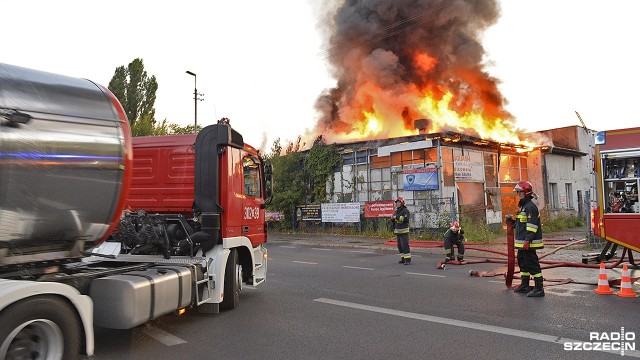 Pożar w centrum Szczecina. Podpalaczowi grozi nawet 10 lat
