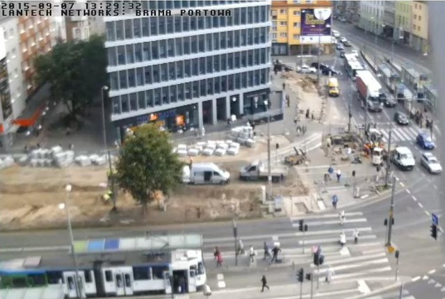 Kłopoty z przejazdem przy Bramie Portowej
