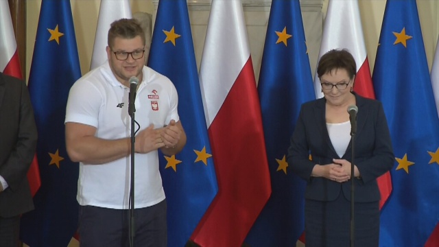 Polscy medaliści lekkoatletycznych mistrzostw świata spotkali się w poniedziałek z premier Ewą Kopacz.