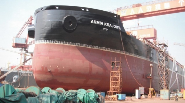 Szczecinianka, emerytowana nauczycielka języka polskiego, Jolanta Szyłkowska będzie matką chrzestną statku Armia Krajowa. Armatorem jednostki jest Polska Żegluga Morska.